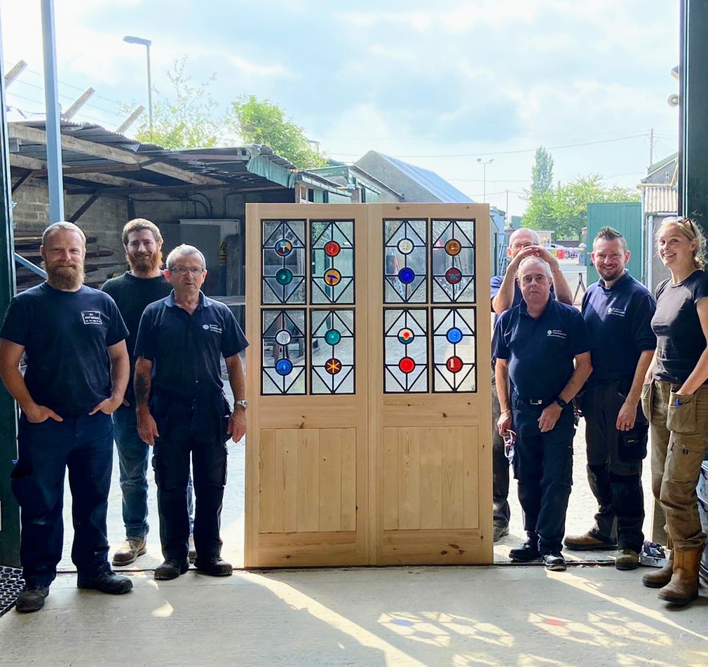 Teaching stained glass craft skills